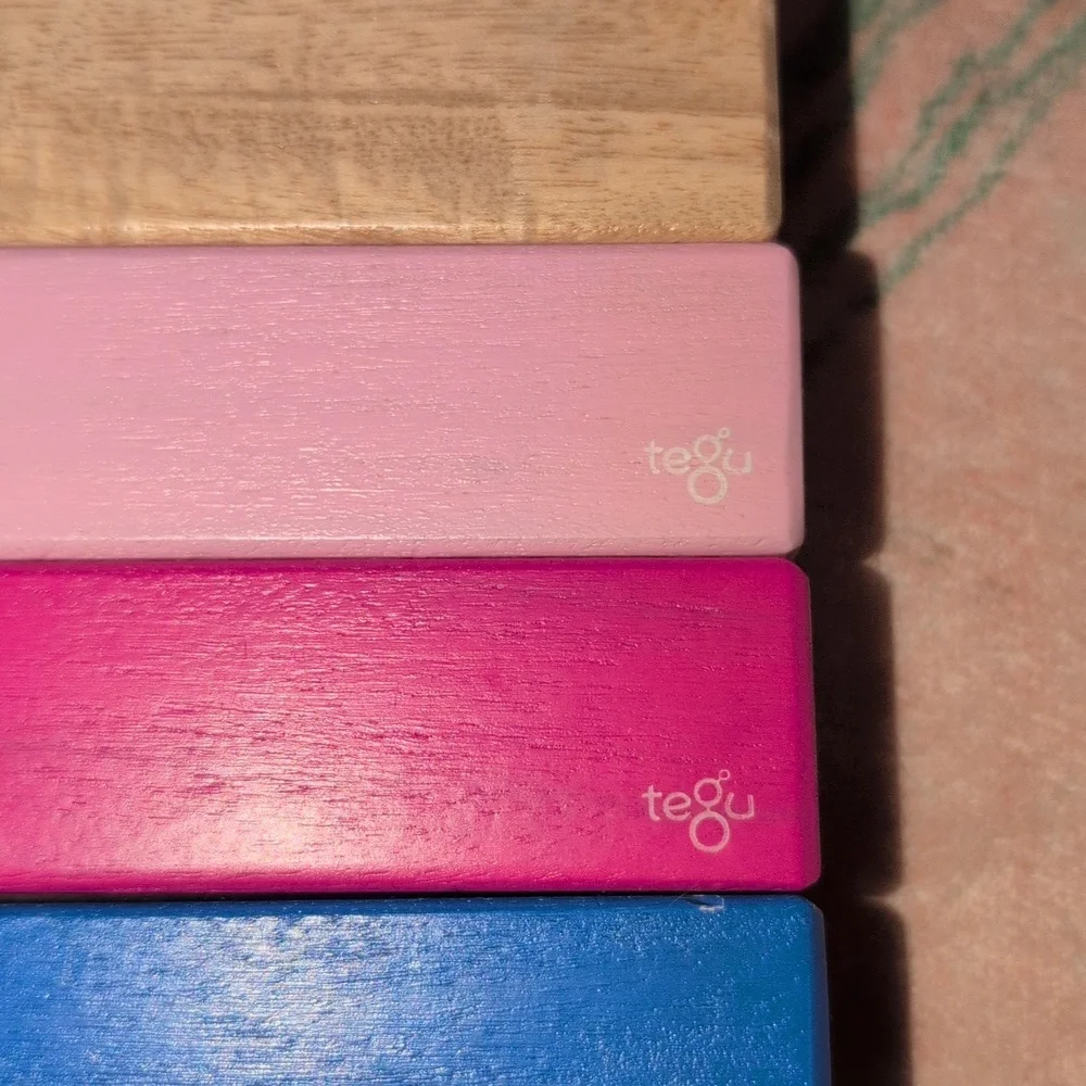 Tegu 20 piece set Wooden magnetic blocks